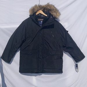 Rocawear Mens Parka detachable hood fur lining